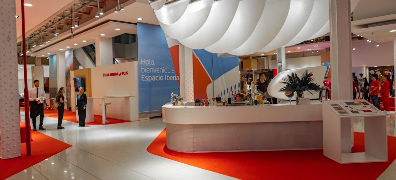 Interior del Espacio Iberia de Buenos Aires. Foto: Iberia